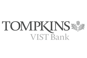 Tompkins VIST Bank Gray Logo