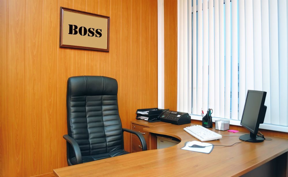Signs for the Office boss sign in office