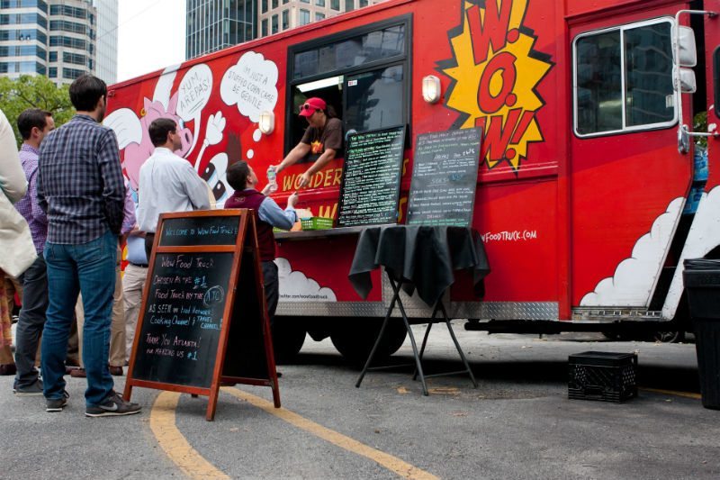 Food Truckers! food truck serving customers