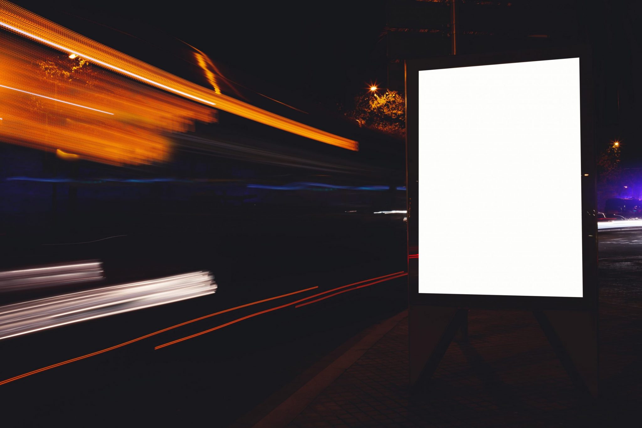 Blank billboard with copy space for your text message or content Blank billboard with copy space for your text message or content
