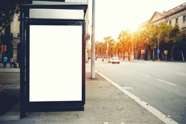 EMC empty electronic message board