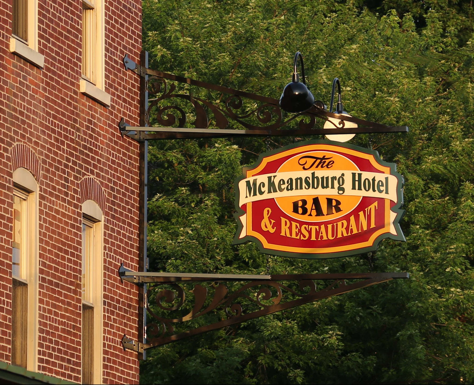 mckeansburg hotel bar restaurant sign