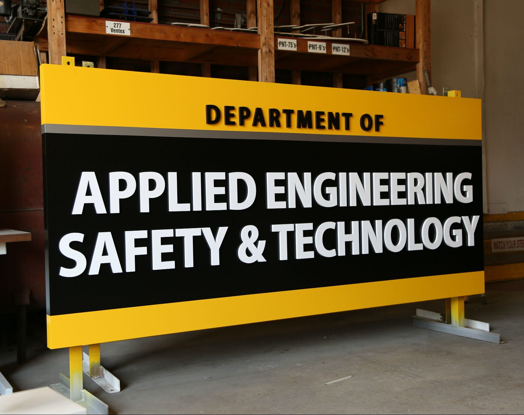 University Building Sign Millersville University applied engineering school sign
