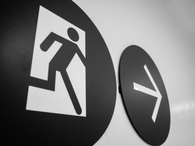 Indoors Restroom Directional Sign Indoor informational signs are essential for your business