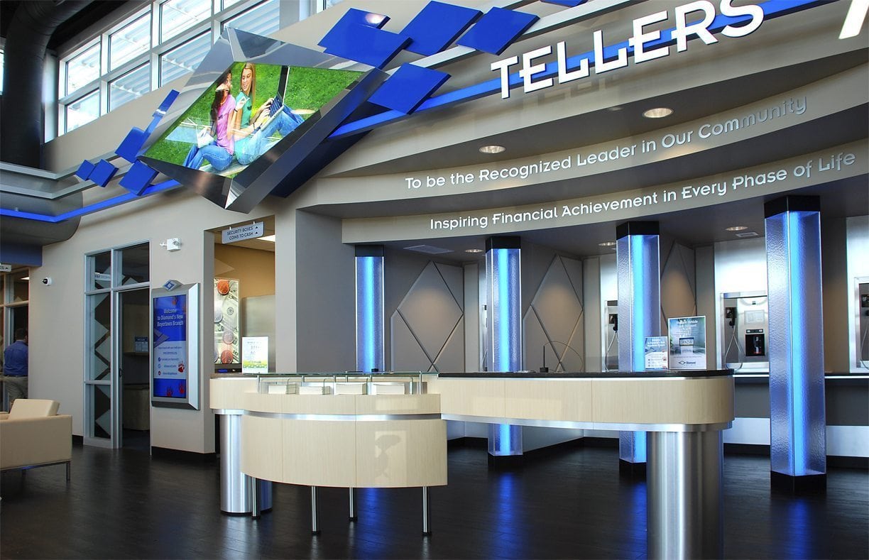 Diamond Credit Union Teller indoor sign