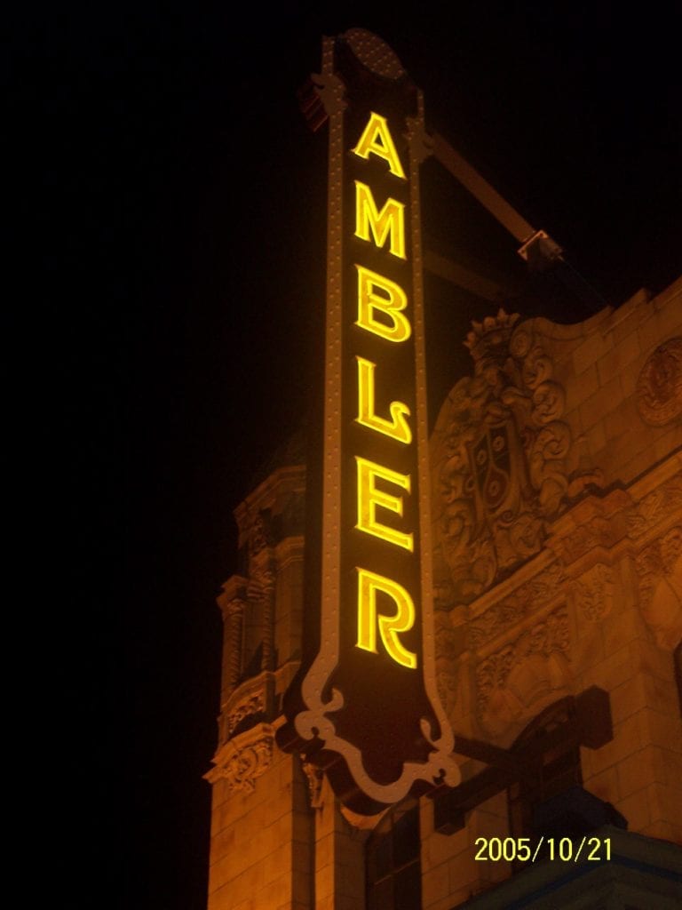 High Quality Theater Building Sign