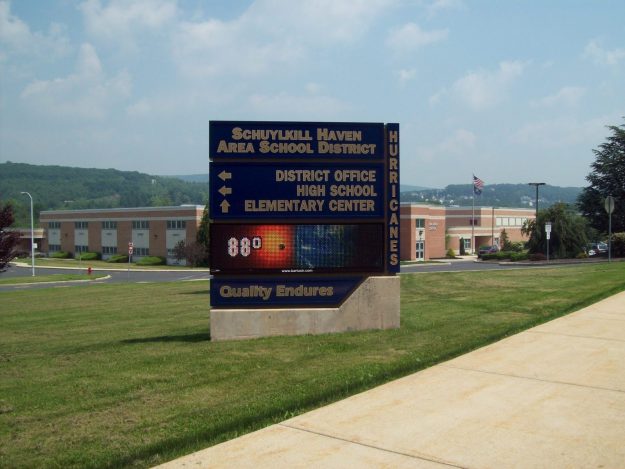 Schuylkill Haven Area School District Sign schuylkill haven area school district sign