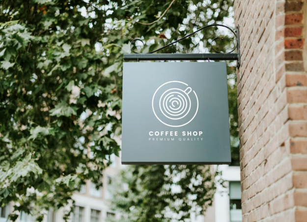 Free PSD _ Free PSD coffee shop premium quality board mockup