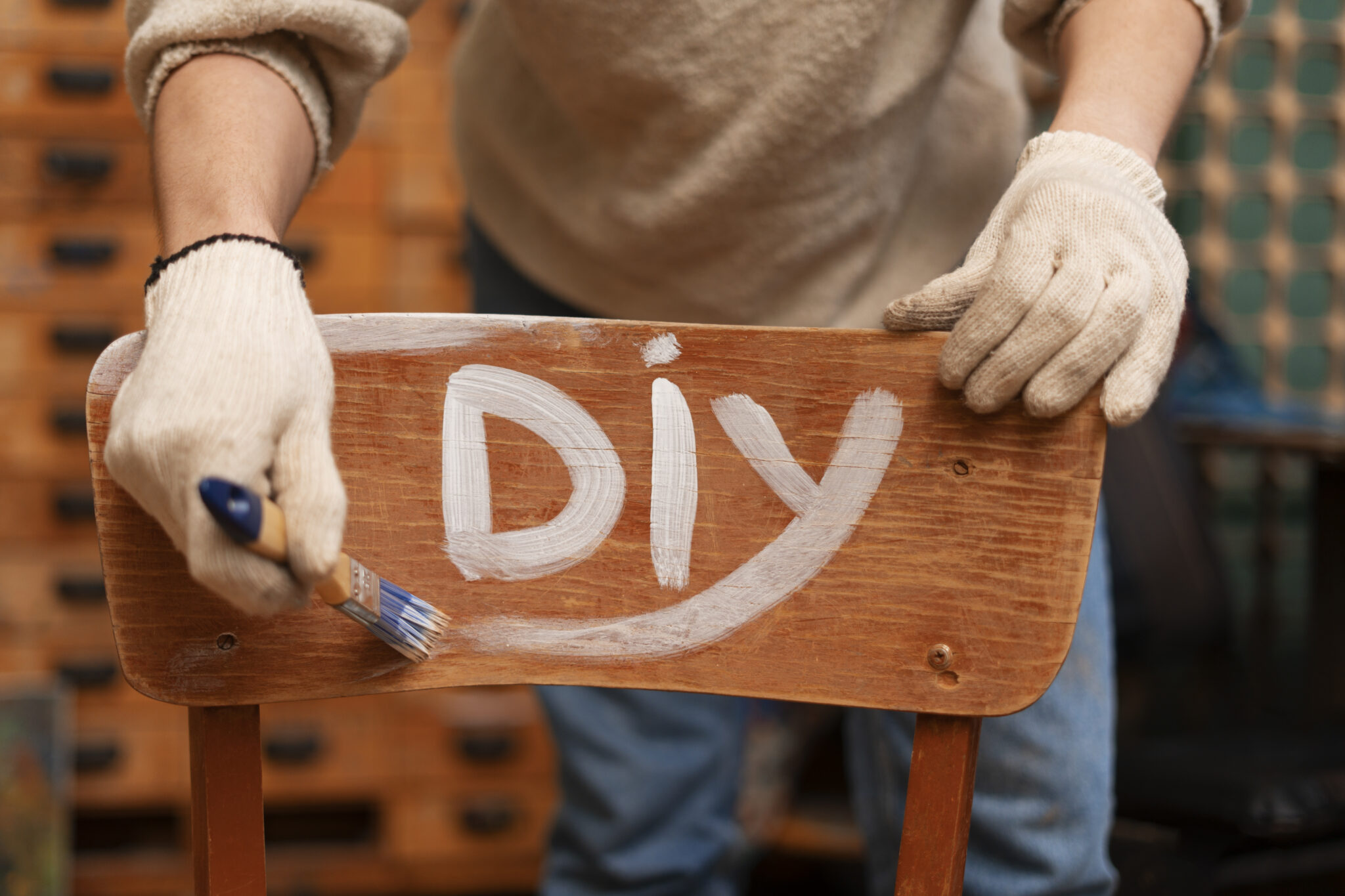 front-view-woman-restoring-wooden-furniture